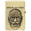 Photo2: Zippo Attack on Titan Metal Eren 進撃の巨人 Oxidized Brass Etching Japan Limited Oil Lighter (2)