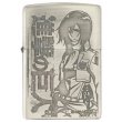 Photo1: Zippo Attack on Titan Metal Mikasa 進撃の巨人 Oxidized Silver Etching Japan Limited Oil Lighter (1)