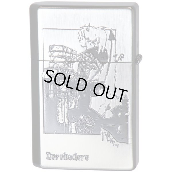 Photo3: Gear Top Dorohedoro Nikaido Black Nickel Plating Both Sides Etching Japan Limited Oil Lighter Q Hayashida (3)