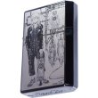 Photo9: Gear Top Dorohedoro Nikaido Black Nickel Plating Both Sides Etching Japan Limited Oil Lighter Q Hayashida (9)