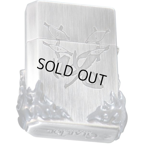 Photo9: Gear Top Dorohedoro Curse Metal Oxidized Silver Kanji Both Sides Etching Japan Limited Oil Lighter Q Hayashida (9)