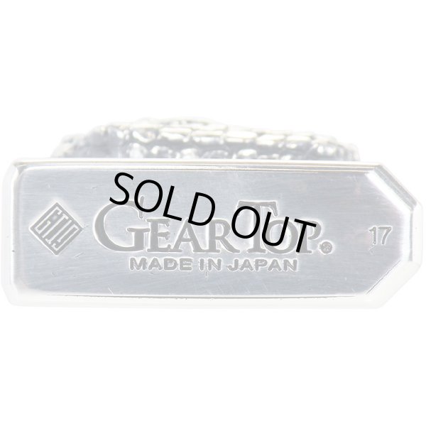 Photo7: Gear Top Dorohedoro Caiman Trick Metal Oxidized Silver Plating Etching Japan Limited Oil Lighter Q Hayashida (7)