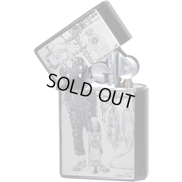 Photo2: Gear Top Dorohedoro Nikaido Black Nickel Plating Both Sides Etching Japan Limited Oil Lighter Q Hayashida (2)