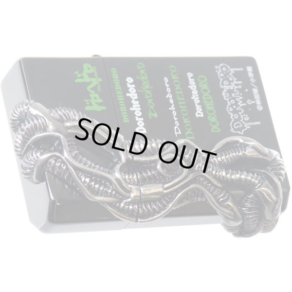 Photo7: Gear Top Dorohedoro Kai Metal Black Nickel Plating Both Sides Etching Japan Limited Oil Lighter Q Hayashida (7)