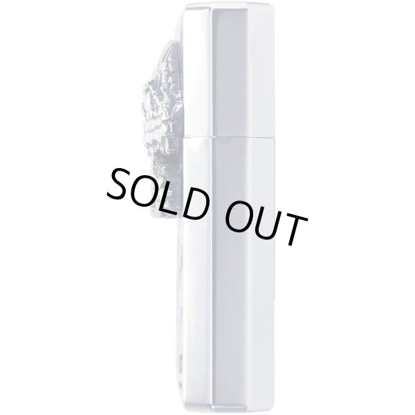 Photo5: Gear Top Dorohedoro Caiman Trick Metal Oxidized Silver Plating Etching Japan Limited Oil Lighter Q Hayashida (5)