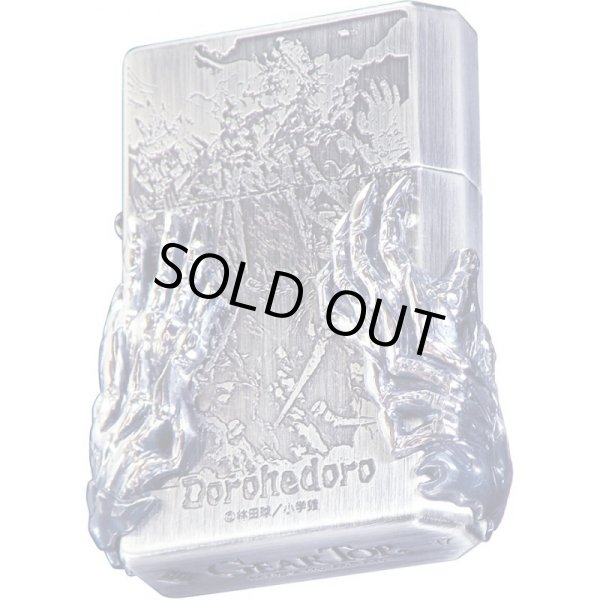 Photo8: Gear Top Dorohedoro Curse Metal Oxidized Silver Kanji Both Sides Etching Japan Limited Oil Lighter Q Hayashida (8)