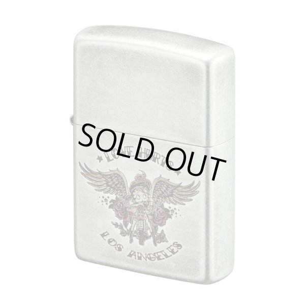 Photo1: Zippo Betty Boop 90th Anniversary LOVE HURTS Silver Barrel Plating Japan Limited Oil Lighter (1)
