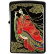 Photo1: Zippo Windy Girl Beautiful Heian Japanese Traditional Kimono Makie Japan Limited Oil Lighter (1)