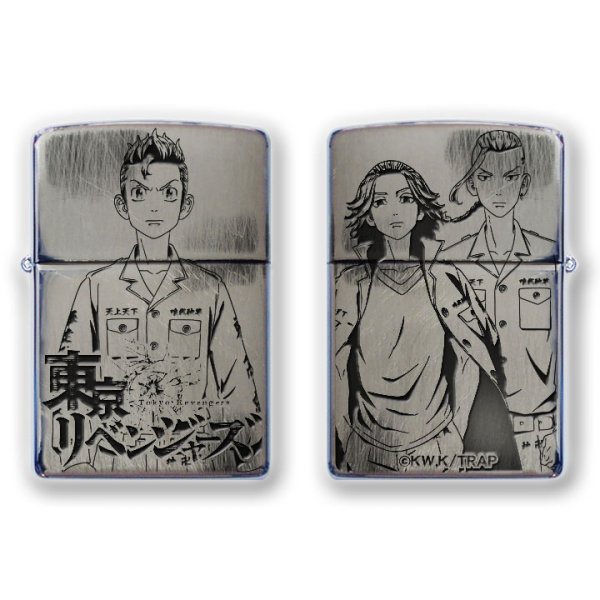 Photo1: Zippo Tokyo Revengers Both Sides Etching Used Finish Feeling Japanese Anime Japan Limited Oil Lighter (1)