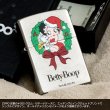 Photo3: Zippo Betty Boop X'mas Christmas Chrome Satena Plating Japan Limited Oil Lighter (3)