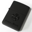 Photo1: Zippo Gothic Cross Metal Matte Black Plating Japan Limited Oil Lighter (1)