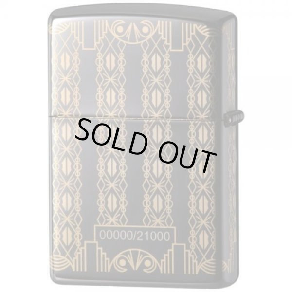 Photo5: Zippo Art Deco 100th Anniversary Model Asia Edition Swarovski Crystals Ebony Oil Lighter (5)