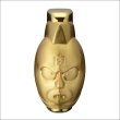 Photo2: Kinnikuman Big Face Metal Ronson Typhoon Gold Plating Japan Limited Oil Lighter (2)