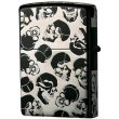 Photo2: Zippo Mosh Skulls Skull 5-sides Etching Matte Black Silver Plating Japan Limited Oil Lighter (2)