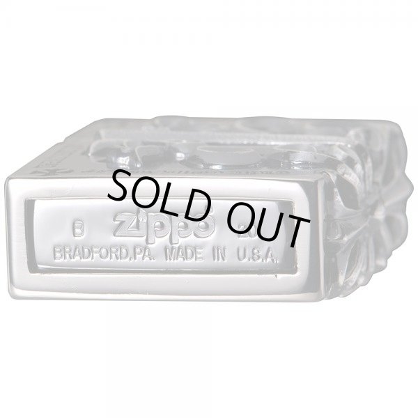 Photo5: Zippo Gothic Silver Side Arabesque Cross Full Metal Jacket Japan Limited Heavy Weight Oil Lighter (5)