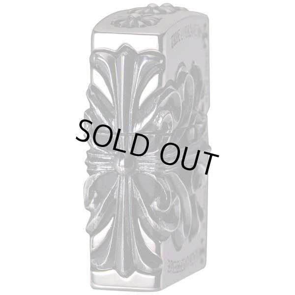 Zippo Gothic Silver Side Arabesque Cross Full Metal Jacket