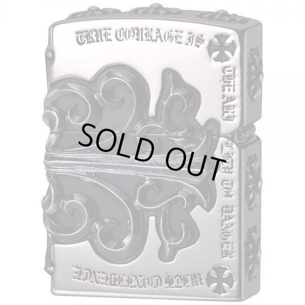 Photo3: Zippo Gothic Silver Side Arabesque Cross Full Metal Jacket Japan Limited Heavy Weight Oil Lighter (3)