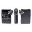 Photo2: Zippo Skull Face 3-sides Metal Black Nickel Plating Etching Japan Limited Oil Lighter (2)