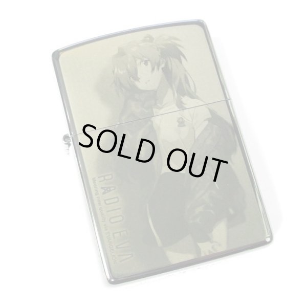 Photo1: Zippo Evangelion RADIO EVA 10th Anniversary Asuka Laser Engraving Black Titanium Japan Limited Oil Lighter (1)