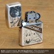 Photo3: Zippo Laid-Back Camp Yurucamp Oxidized Silver Wood Feeling Design Japanese Anime Japan Limited Oil Lighter (3)