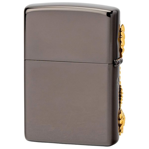 Photo3: Zippo Harley Davidson Japan Limited Big Eagle Metal Black Ion Gold Plating HDP-15 Oil Lighter (3)