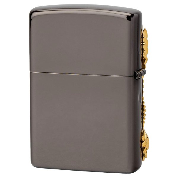 Photo3: Zippo Harley Davidson Japan Limited Big Eagle Metal Black Ion Gold Plating HDP-14 Oil Lighter (3)