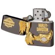 Photo2: Zippo Harley Davidson Japan Limited Big Eagle Metal Black Ion Gold Plating HDP-14 Oil Lighter (2)