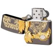 Photo2: Zippo Harley Davidson Japan Limited Big Eagle Metal Black Ion Gold Plating HDP-15 Oil Lighter (2)