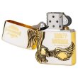 Photo2: Zippo Harley Davidson Japan Limited Big Eagle Metal Silver Gold Plating HDP-17 Oil Lighter (2)