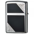 Photo3: Zippo Venetian Design Both Sides Etching Black Silver Plating Japan Limited Oil Lighter (3)