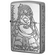 Photo1: Zippo Laid-Back Camp Yurucamp Nadeshiko Rin Japanese Anime 3-sides Etching Oxidized Silver Japan Limited Oil Lighter (1)