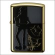 Photo1: Zippo Lupin the Third Jigen Gold Plating Both Sides Etching Japan Limited Oil Lighter (1)