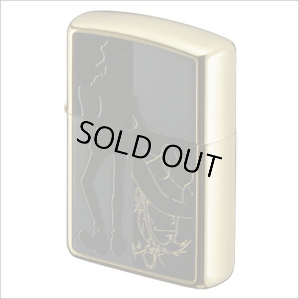 Photo2: Zippo Lupin the Third Daisuke Jigen Gold Plating Both Sides Etching Japan Limited Oil Lighter (2)
