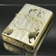 Photo4: Zippo BLACK LAGOON Sister Eda Silver Gold Plating Both Sides Etching Japanese Anime Japan Limited Oil Lighter (4)
