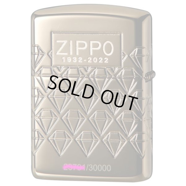 Photo4: Zippo Company 90th Anniversary Model 2022 Asia Limited Edition Armor Case Oil Lighter (4)