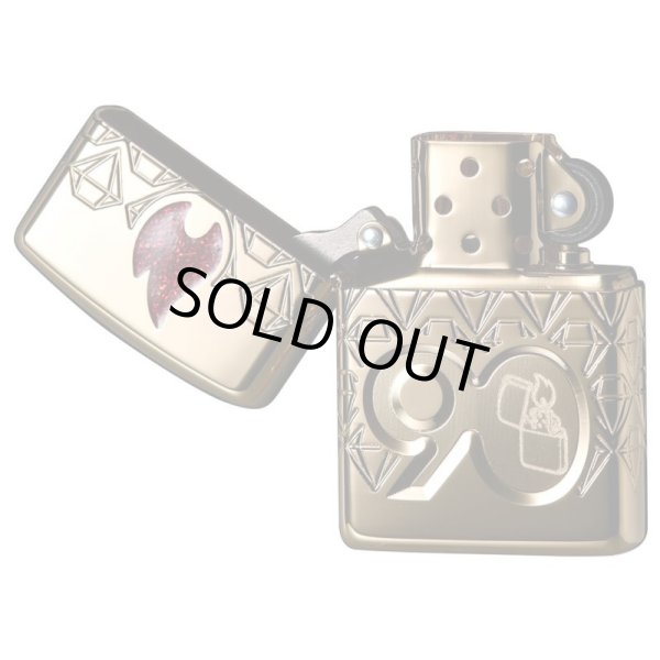 Photo2: Zippo Company 90th Anniversary Model 2022 Asia Limited Edition Armor Case Oil Lighter (2)