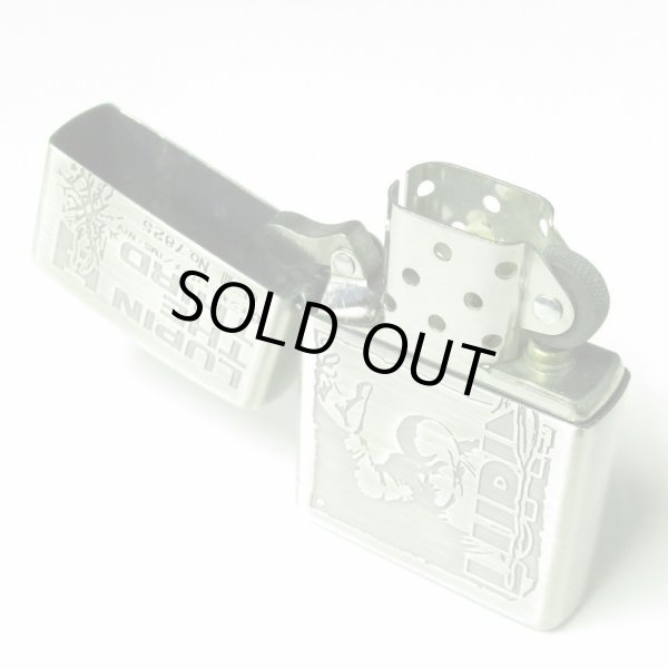 Photo3: Vintage Zippo Lupin the Third Japan Limited Oxidized Silver Plating Anime Oil Lighter (3)