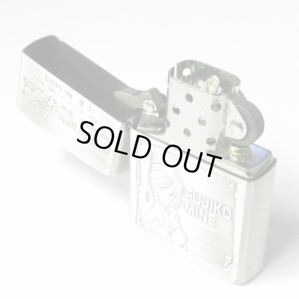 Photo3: Vintage Zippo Lupin the Third Fujiko Mine Japan Limited Oxidized Silver Plating Anime Oil Lighter (3)