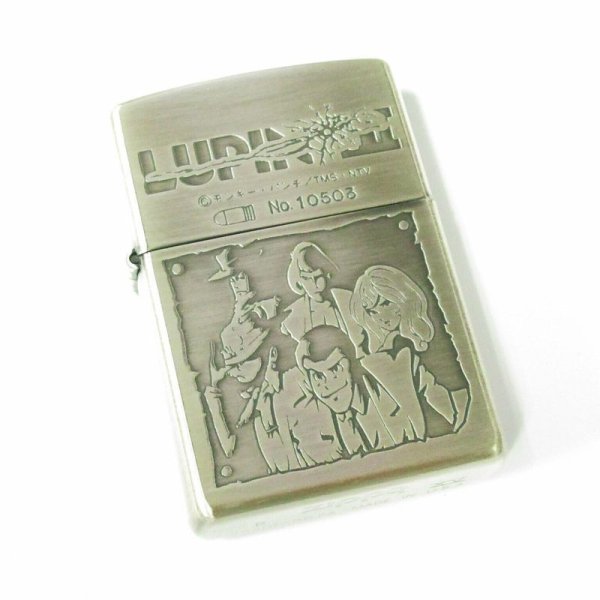 Photo1: Vintage Zippo Lupin the Third All Cast Japan Limited Oxidized Silver Plating Anime Oil Lighter (1)