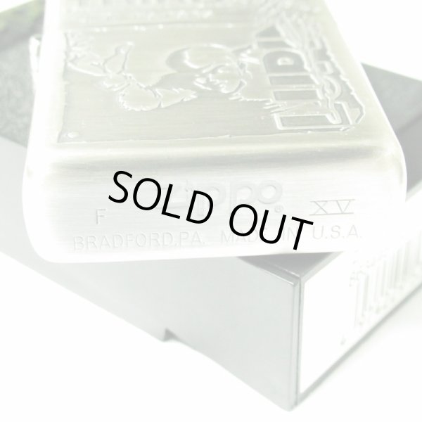 Photo4: Vintage Zippo Lupin the Third Japan Limited Oxidized Silver Plating Anime Oil Lighter (4)