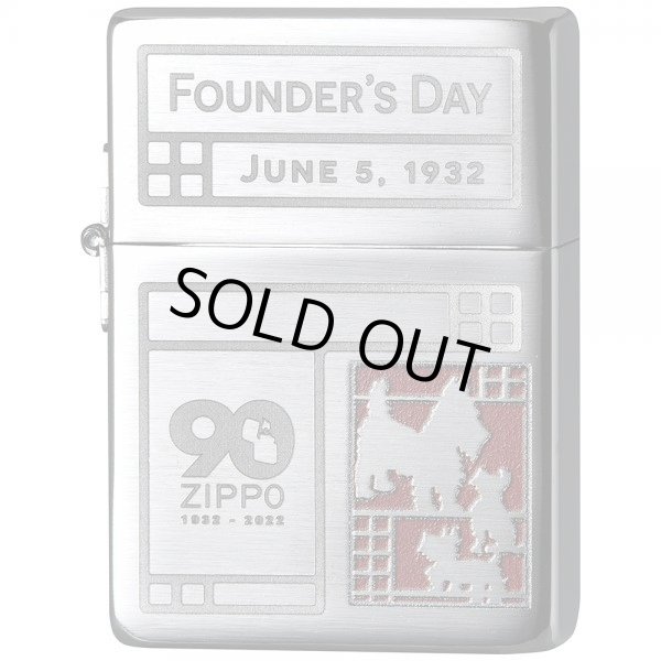 Photo1: Zippo 1935 Replica Founder's Day Anniversary Model Etching 5000 Limited Scottie Oil Lighter (1)