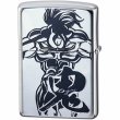 Photo2: Zippo BAKI Hanma Yujiro Japanese Anime Manga Both Sides Etching Oxidized Silver Plating Japan Limited Oil Lighter (2)