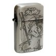 Photo1: Gurren Lagann Yoko Ronson Typhoon Oil Lighter Oxidized Silver Japan Limited Japanese Anime (1)