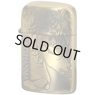 Grappler Baki Pickle Ronson Typhoon Oil Lighter Oxidized Brass