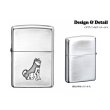 Photo2: Zippo Shibainu Japanese Dog Etching Oxidized Silver Plating Japan Limited Oil Lighter (2)