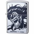 Photo1: Zippo BAKI Hanma Yujiro Japanese Anime Manga Both Sides Etching Oxidized Silver Plating Japan Limited Oil Lighter (1)