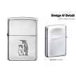 Photo2: Zippo Penguins parent & child Family Etching Oxidized Silver Plating Japan Limited Oil Lighter (2)