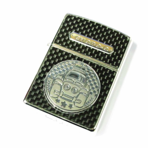 Photo2: Zippo Choro-Q Medal Metal Carbon Japanese Car Toys 2009 Japan Limited Oil Lighter (2)