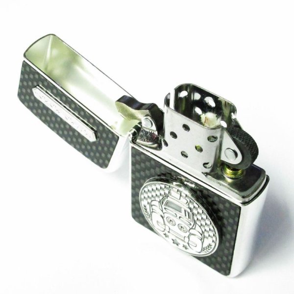 Photo4: Zippo Choro-Q Medal Metal Carbon Japanese Car Toys 2009 Japan Limited Oil Lighter (4)