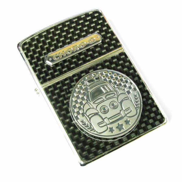 Photo1: Vintage Zippo Choro-Q Medal Carbon Japanese Toys Japan Limited Oil Lighter (1)